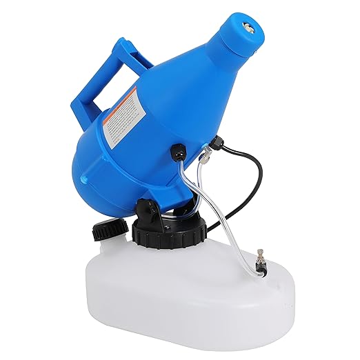 4.5L (1.2 Gallon) Electric ULV Cold Fogger Machine Portable Sprayer 30ft Spraying Distance 16.4ft Power Cord for Home, Hotel, Garden, Lawn, School, Church, Indoor and Outdoor Use (4.5L-1Pack)