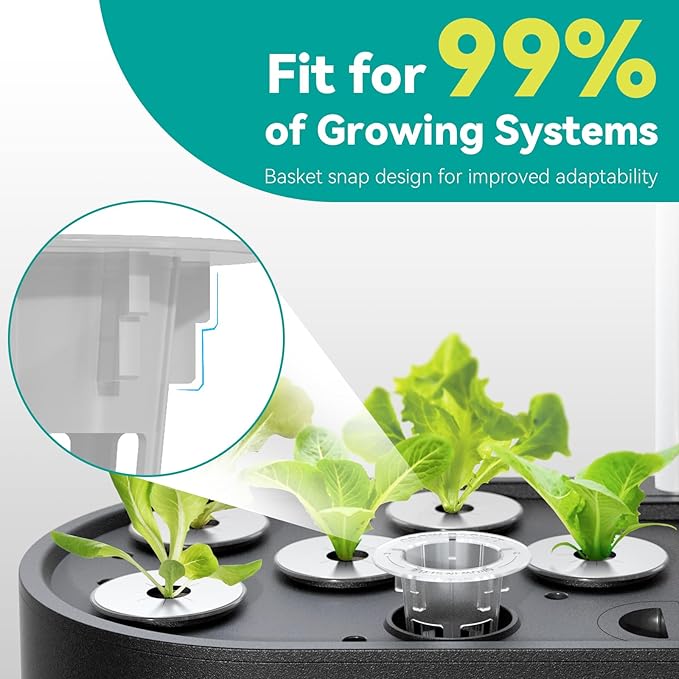 Flower Seed Pods for Ahopegarden, iDOO MUFGA Hydroponics Growing System Indoor Gardening, 400+ Seeds, Dwarf Sunflower Bambino, French Marigold, Dahlia, Dwarf Petunia(7-Pods)