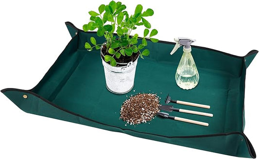 Extra Large Premium Oxford Repotting Mat for Indoor Plants Thickened Waterproof Perfect for Succulent Planters and Potting Needs