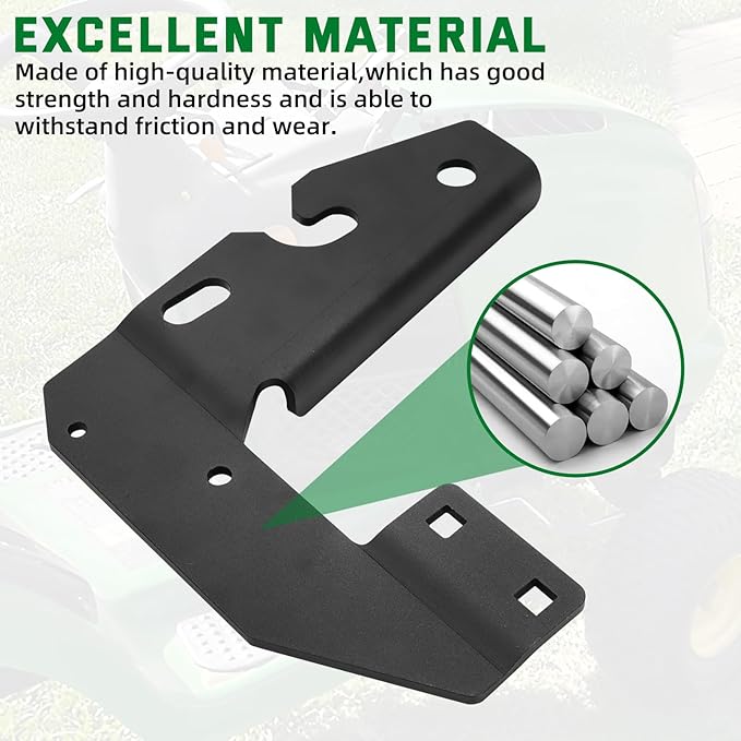 AUTOVIC Snowplow Mounting Brackets Front for John Deere 46" Shovel/Snow Sweeper Mounting Bracket Replace for GXH24760 GXH24761 1Pair