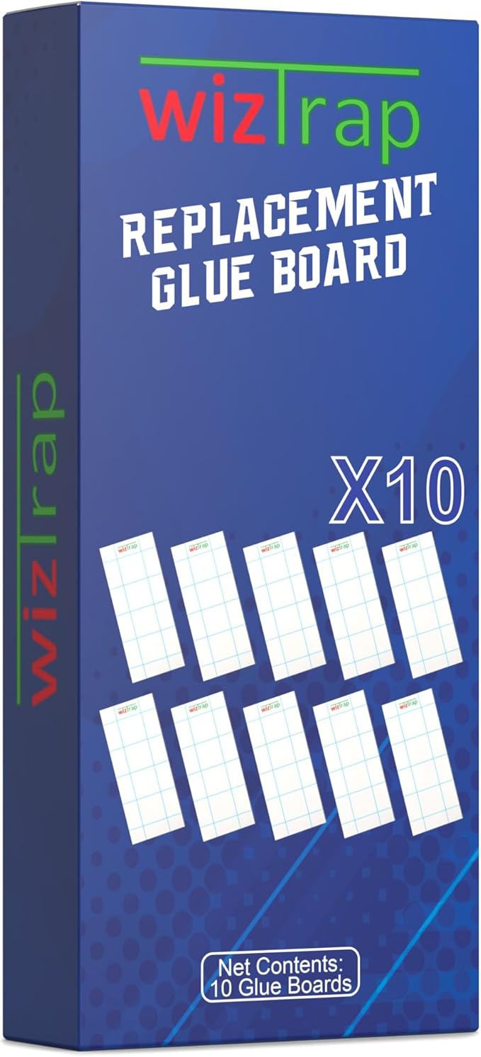 10 Glue Board Refills for The WizTrap Insect Trap! (10 Glue Board Refills)