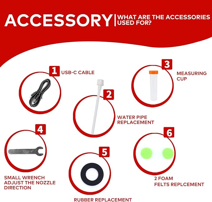 Electric Foam Sprayer 2L Car Wash Sprayer Electric Foam Cannon USB Rechargeable Battery Foamer Spray Cordless Portable Pump Spray Black