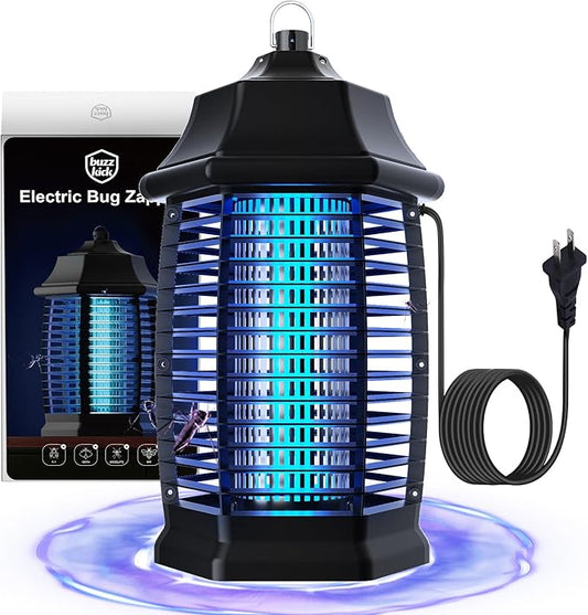 Bug Zapper Indoor, Fly Zappers Electric Mosquitoes Insect Gant Fruit Flies Moth Traps with 4200V for Home Living Room Bedroom Kitchen Backyard Patio Garage Office Camping