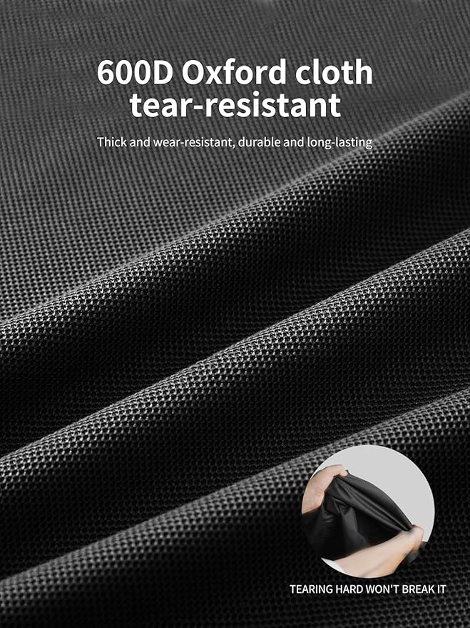 HAIGE Snow Blower Cover, Heavy-Duty 600D Waterproof Outdoor Snow Thrower Protection for 1-Stage/2-Stage Machines