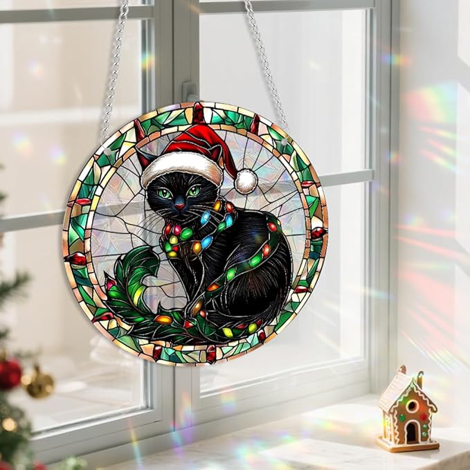 Sun Catchers Indoor Window, Acrylic Rainbow Suncatcher Window Hanging Decoration for Living Room Bedroom Summer Home Balcony Ornaments Decoration