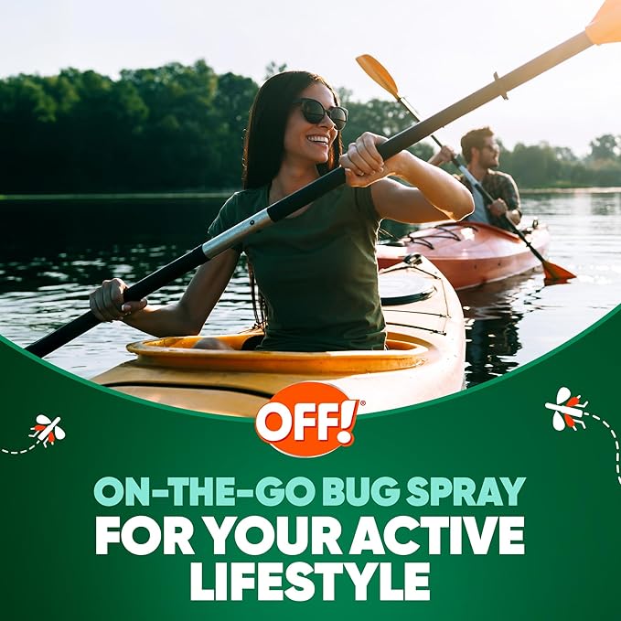 OFF! Deep Woods Insect Repellent Aerosol, Bug Spray with Long Lasting Protection from Mosquitoes and Ticks, 6 oz