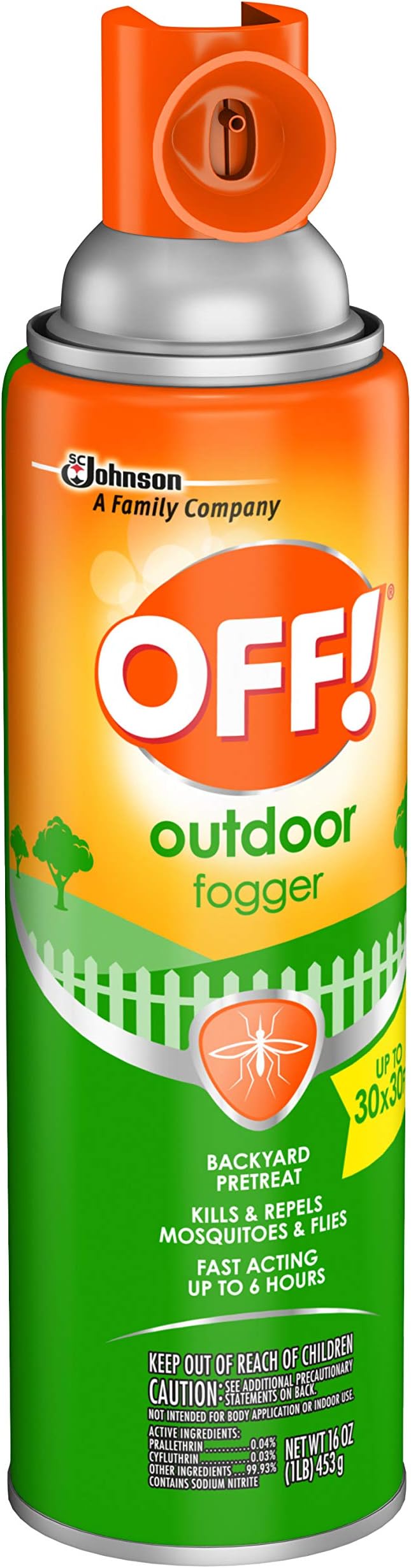OFF! Wooden Backyard Pretreat Outdoor Fogger, 16 Ounces - 3 Pack