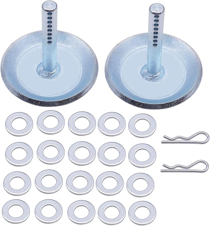 2205071 Quick Release Skid Shoes,Snow Blower Skid Shoe Kit with with Pins and Flat Washer 2208864 2874348 Compatible with Polaris Ace Ranger RZR General