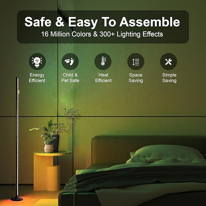 Plant Grow Lights Indoor – 64.5'' Tall Full Spectrum Plant Growing Lamps with 660nm, 3000K & 6000K LEDs, 36W Grow Lights for Indoor Plants with Dual Auto Timer (4H/8H/12H) & Remote Control