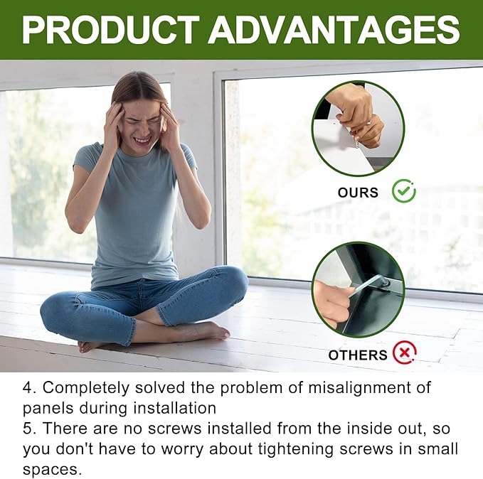 2 Pack Planter Box Rectangular Block - 24×16×12IN Galvanized Steel Long Box Planter Easy Installation Modern Outdoor Tall Planters All-Weather Use with Drainage Holes for Patio/Porch(White)