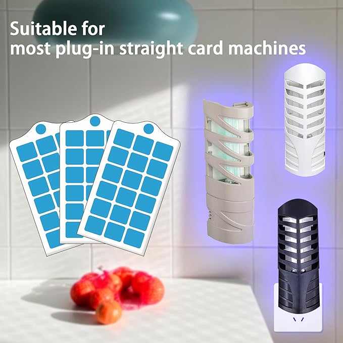 36 Pack Refills-VF02,Replacement Sticky Glue Boards for VF02,Indoor Plug in Refill Cards,Safer-Home Indoor,Plug in(Pack of 36 Refills)