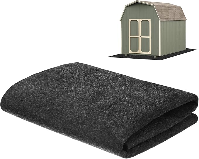 Outdoor Storage Shed Mat, 2x5 ft Waterproof Small Shed Flooring Mat for Patio Furniture Floor Protecting from Wear/Liquid/Dust/Oil, Non-Slip Carport Pad [Grey]