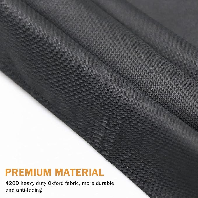 Outdoor Prep Table Cover for Royal Gourmet Movable Dining Cart Table 40"x24"x32", Outdoor Bar Cart Cover for 40 inch Worktable, Waterproof Patio Dining Cart Cover