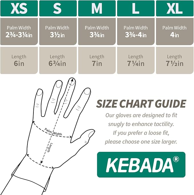 Kebada Work Gloves for Men and Women, Foam Nitrile Coated Safety Gloves with Grip, Ideal for Warehouse Package Handling, Gardening, Mechanic and Construction, Small