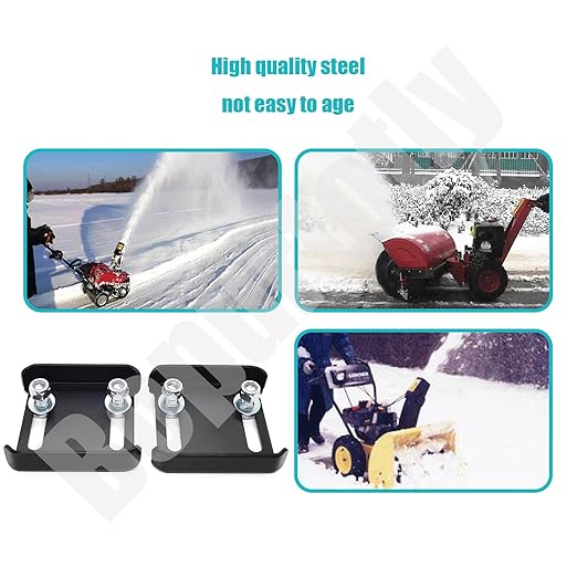 Set of 2 Snow Blower Skid Shoe Kit 1740718HMA, 1740718AYP, 780061MA for Murray Craftsman Two Stage Snow Throwers Replacement Part