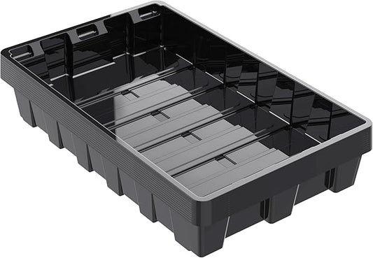 Gardzen 10 Pack Seed Trays, Reusable Plant Grow Trays, Ideal for Seed Starting, Microgreens, Indoor Gardening, and Greenhouse Plant Nurseries - No Drain Holes, 14.5"x9"