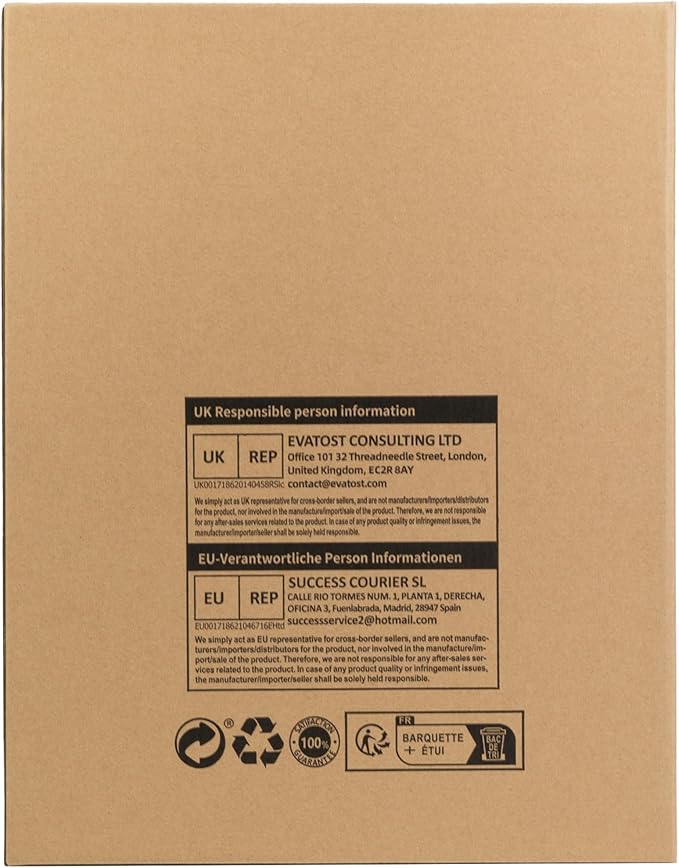 Utoplike Teak Side Table Outdoor, Patio End Table Double Layer, Wooden Coffee Accent Tables for Backyard, Garden, Bed, Living Room, Couch, Two-Tier