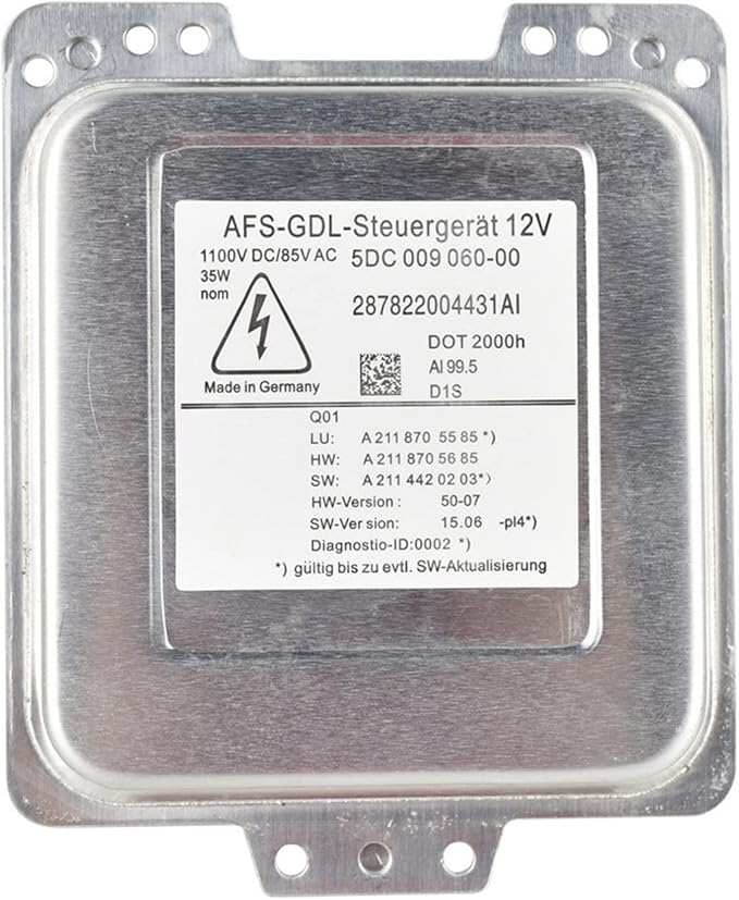 O-NEX Xenon D1S 35W HID Ballast 5DC00906000 Factory OEM Direct Replacement Control Unit Module for Mercedes Benz E Class W211