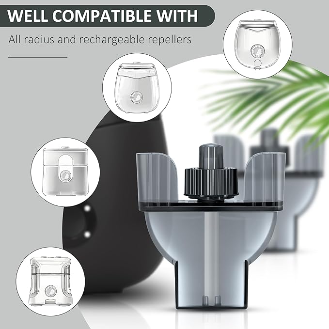 Effective Mosquito Repellent for Home, 4 Pack of 160Hours Compatible with E-Series Mosquitos Repeller Refills, Protection for 20-Foot Zone Mosquito Repellent