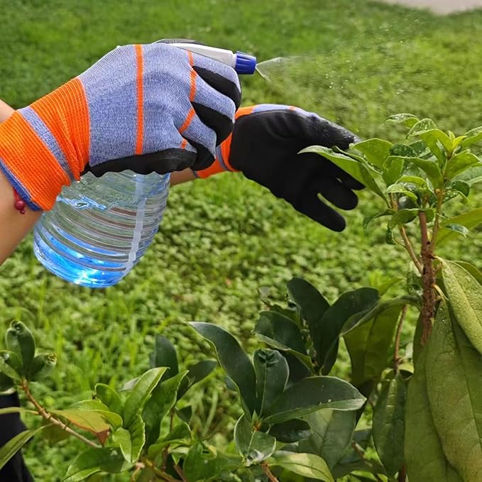 6 Pairs Gardening Gloves Great Gifts for Women and Men, Summer Work Gloves Men Breathable Latex Coated Patio Garden Gloves, Outdoor Protective Work Gloves