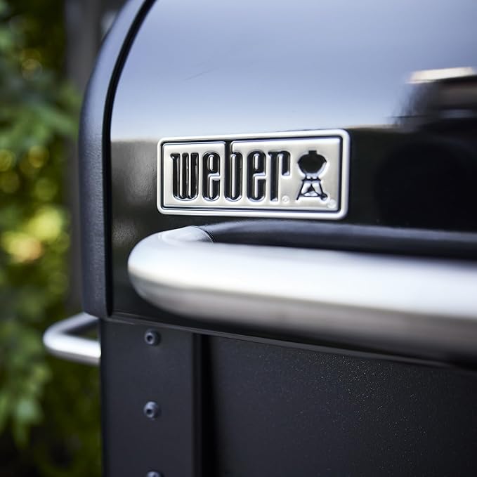 Weber Searwood XL 600 Wood Pellet Smoker Grill with Wi-Fi and Bluetooth Connectivity, 36 Inches, Black