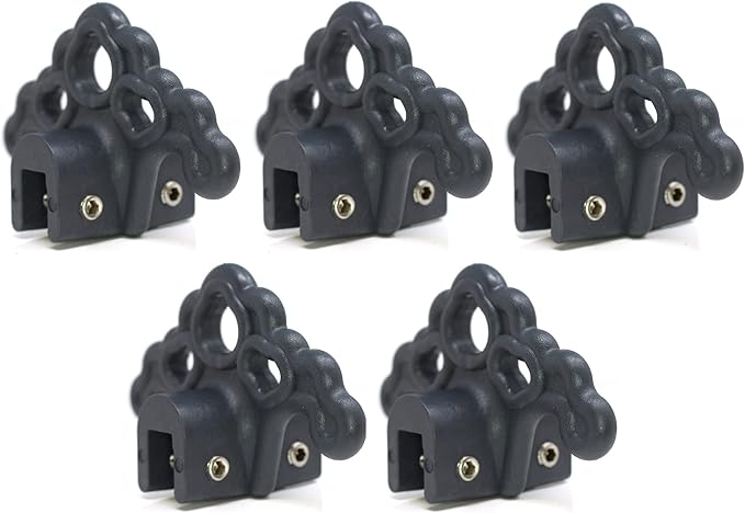 Plastic Roof Ice Guard Snow Guard Snow Stops for Standing Seam Metal Roofing - Multi-Color/Multi-Pack Listing (5, Grey)