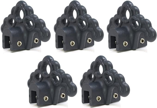 Plastic Roof Ice Guard Snow Guard Snow Stops for Standing Seam Metal Roofing - Multi-Color/Multi-Pack Listing (5, Grey)