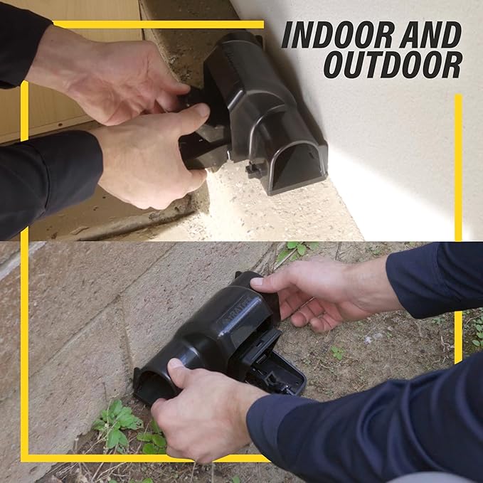 Rat and Chipmunk Traps. Prevents Accidental Triggering with Dual Tunneled Design. Covered Snap Traps for Humane Kill, Reusable, Pest Control for Rats, Indoor & Outdoor Use. 4 Pack