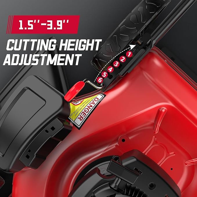 PowerSmart 21" Push Lawn Mower with B&S 125cc Engine, 2-in-1 Mulching and Side Discharge, Easy Assembly & Lightweight, Cordless Push Lawn Mowers for Garden Yard