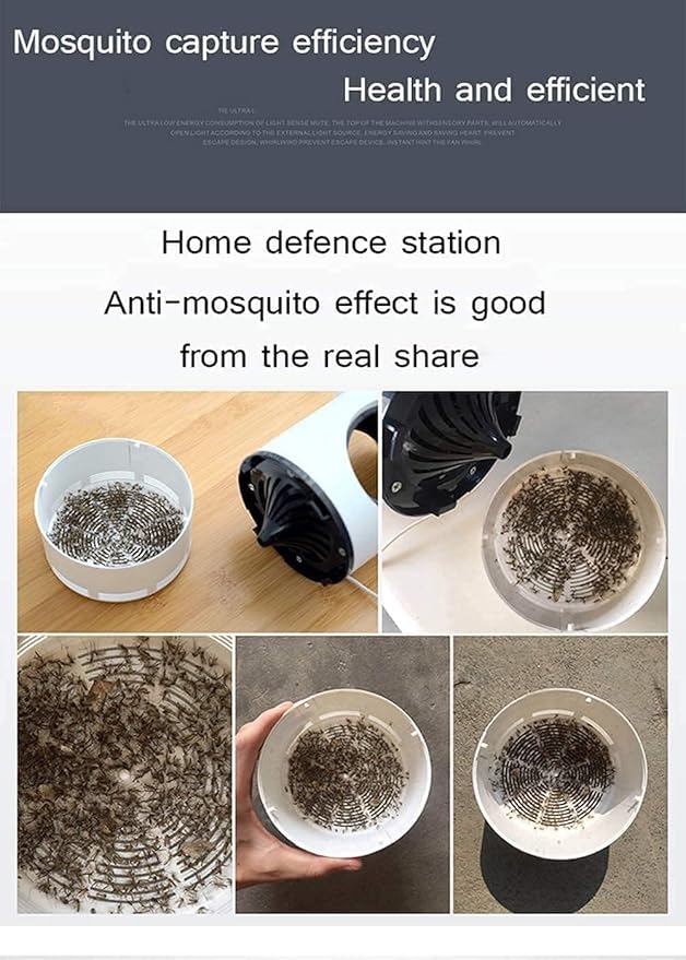 Flying Insect Trap, Fruit Fly Trap for Indoors, Fly Traps Indoor for Home Gnat Traps House Indoor, Bugs Pest Trap with Super Strong Suction and Quiet Operation, 5 Sticky Glue Boards