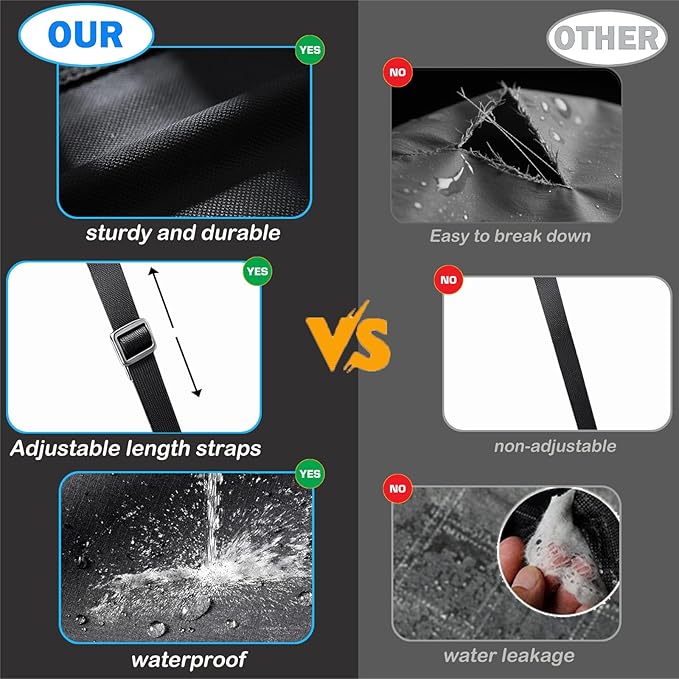 Windshield Cover for Ice and Snow - 600D Oxford Fabric Car Windshield Snow Cover Heavy Duty, Magnetic Car Anti-Snow Cover for Most Sedan Truck SUV Van and MPV, Winter Cars Accessories (70 x 50 Inch)