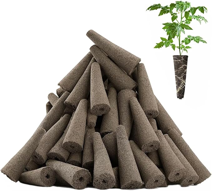 50 PCS Grow Sponges for Hydroponics (No Seeds)
