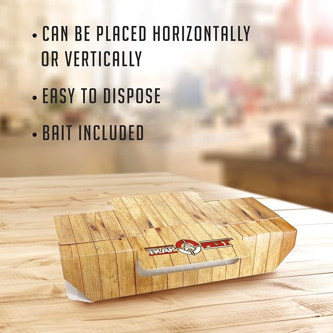 Roach Traps Indoor Sticky (18 Pack) - Glue Traps for Roaches Bug Traps with Roach Bait Traps - Long Lasting Non-Toxic Children and Pet Friendly - Trap a Pest