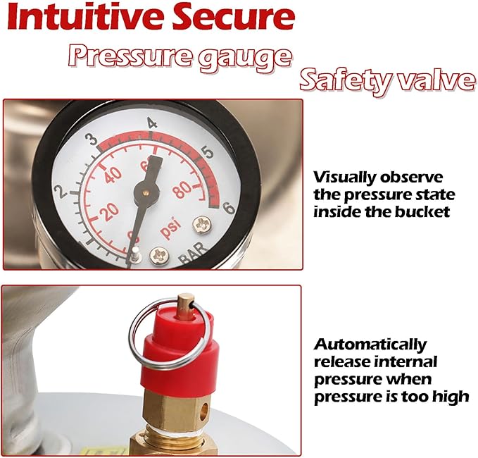 Hand Pump Sprayer Stainless Steel Sprayer for Indoor and Outdoor 2 Gallon Sprayer 20 in Wand 3.3 FT Hose