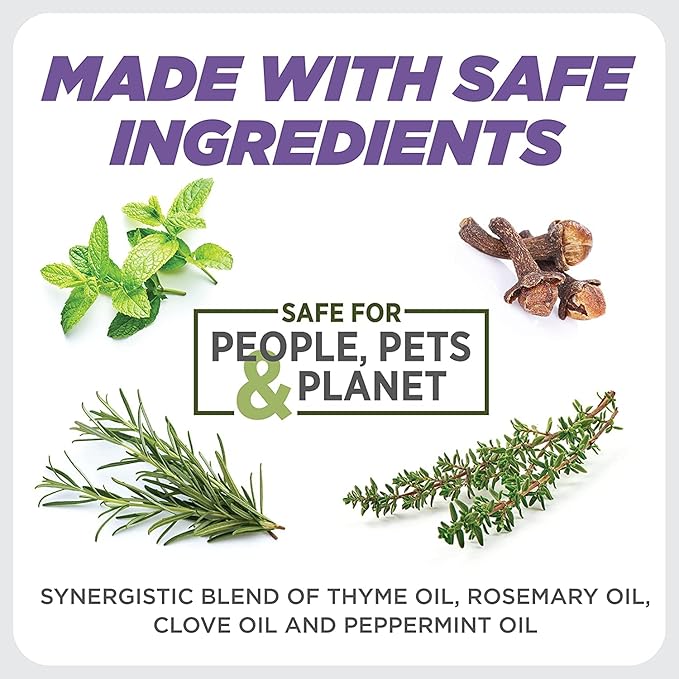 Earth's Ally 3-in-1 Plant Spray 32 oz | Safe & Organic Insecticide, Fungicide & Spider Mite Control, Use on Indoor Houseplants and Outdoor Plants, Gardens & Trees, Insect Repellent & Antifungal Use