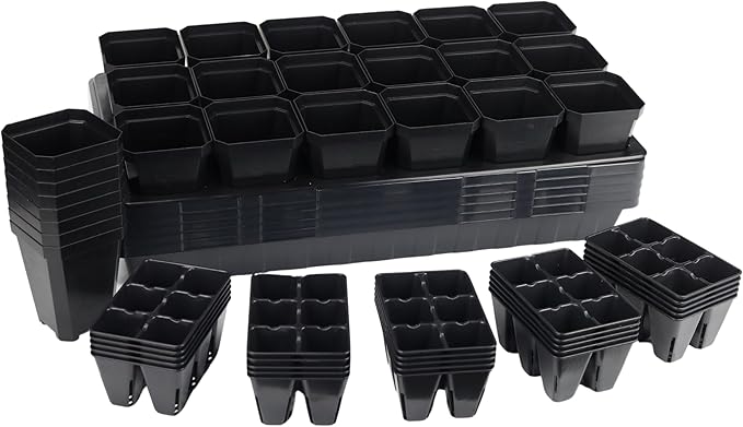 Bootstrap Farmer Ultimate Seed Starter Kit Black for Indoor Seed Starting, Propagating, Germinating