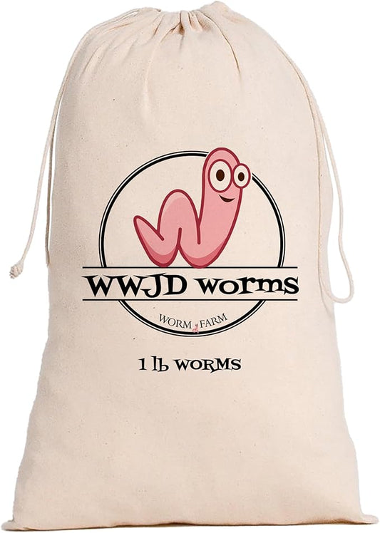 Red Wigglers Composting Worms - 1lb Red Worms for Composting Bin, for Plants or Gardening, Compost Worm for Soil Fertility & Worm Farm, Easy to Manage