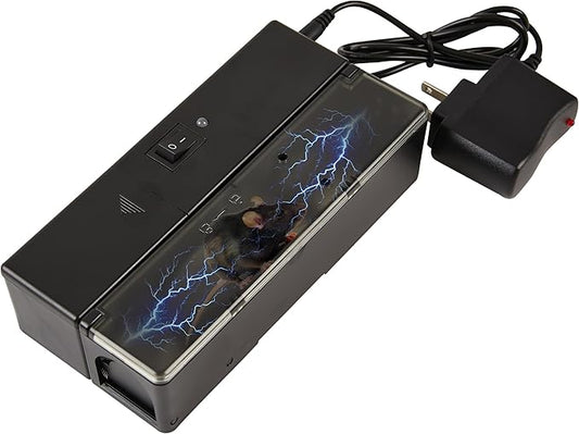 Electric Mouse Trap, Smart Escape-Proof Design Mole Traps, Battery Powered with Alert Light (Only by Batteries)