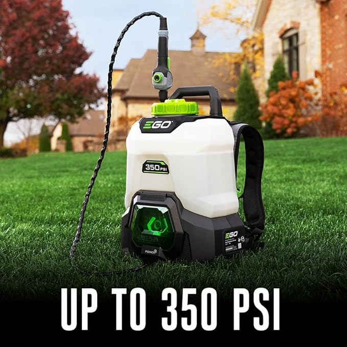 EGO POWER+ 4 Gallon, Backpack Sprayer for Lawn and Garden, Electric Pump, Battery and Charger Not Included - BSP3500