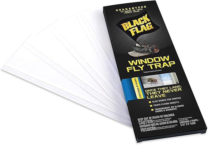 Black Flag Window Fly Trap(2Pack)