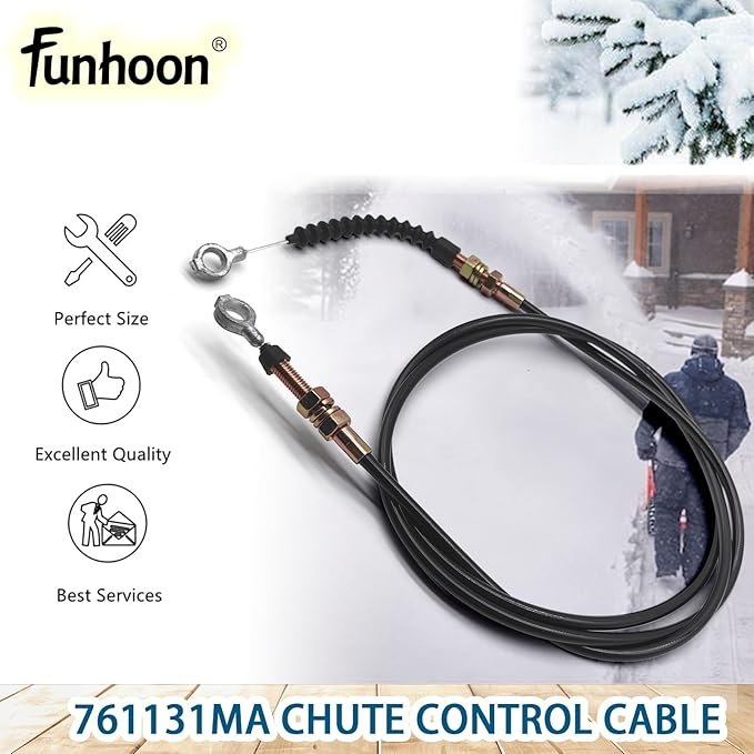 761131MA Chute Control Cable for Murray Dual Stage Snowblowers Snow Thrower