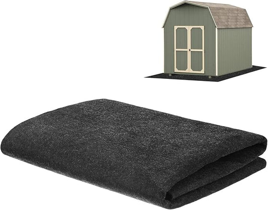 Outdoor Storage Shed Mat, 2.5x3 FT Waterproof Small Shed Flooring Mat for Patio Furniture Floor Protecting from Wear/Liquid/Dust/Oil, Non-Slip Carport Pad [Grey]
