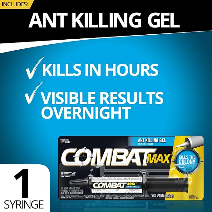 Combat Indoor and Outdoor Ant Killing Gel, 27 Gram (Pack of 12)