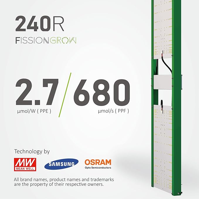 240R LED Grow Light, 240W Full Spectrum with LM301B and IR and Far Infrared LEDs for Indoor Plants Veg&Bloom for 2x4, 3x3, 4x4 Grow Tents