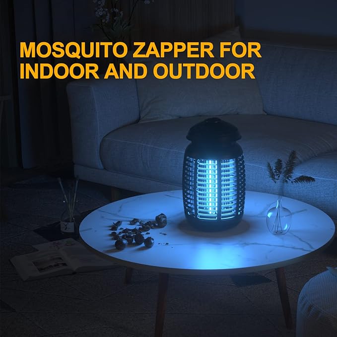 VANELC Bug Zapper for Indoor and Outdoor, 4200V Electric Mosquito Zapper, High Powered Waterproof Fly Zappers Mosquito Traps Outdoor, Fly Control for Home, Kitchen, Backyard, Camping