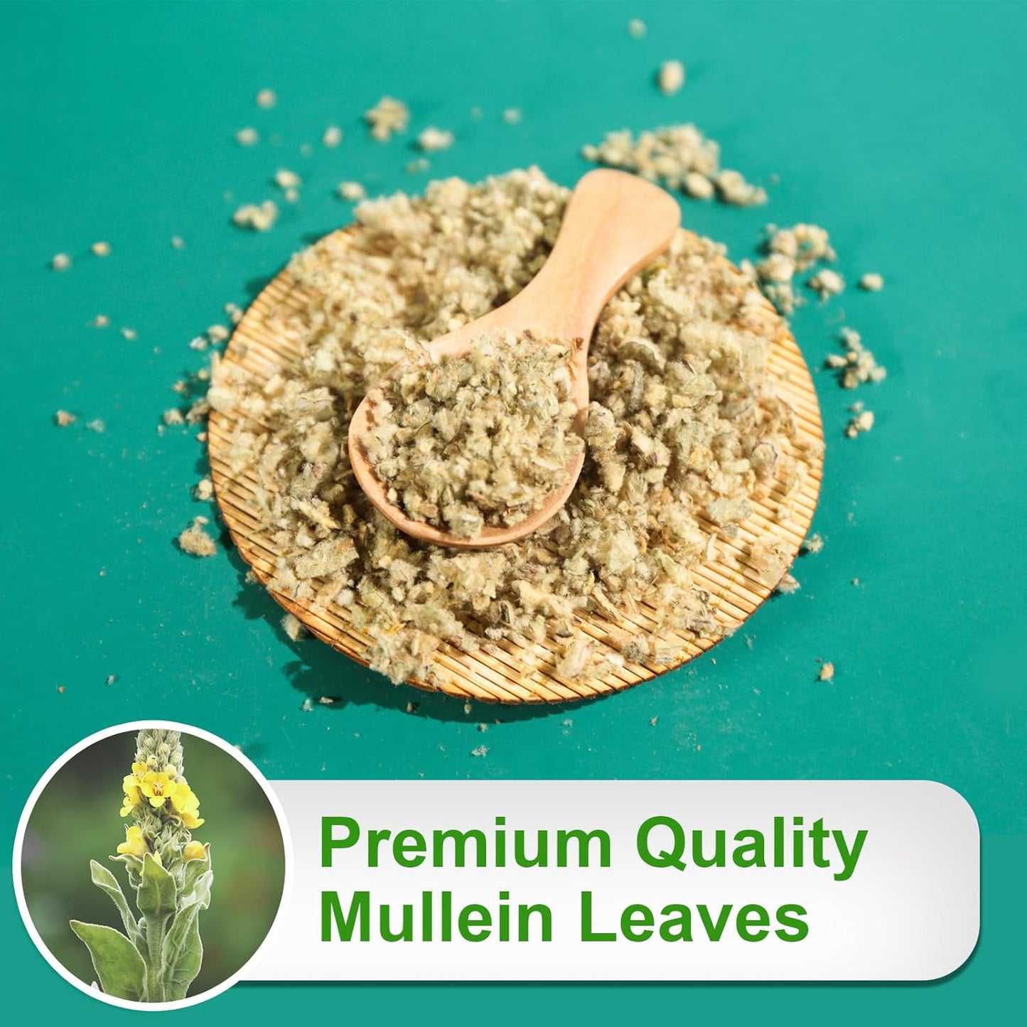 TEARELAE - Mullein Leaf - 4oz/114g - Premium Mullein Leaves - Cut & Sifted - Mullein Leaf Tea for Lung Detox & Respiratory Support- Non-GMO - Caffeine-Free
