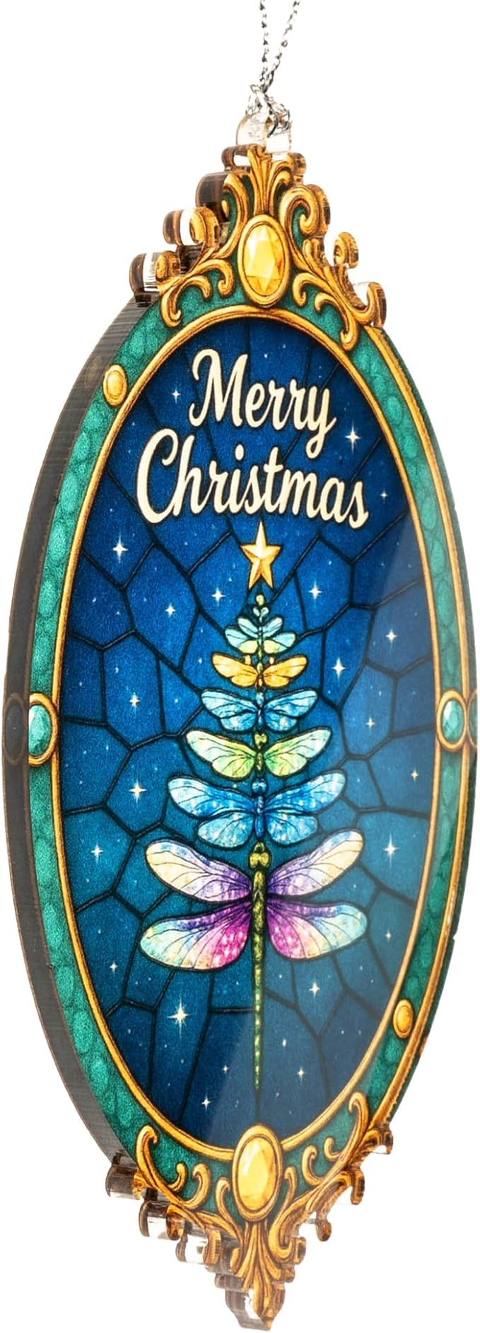 Dragonfly gifts - dragonfly suncatcher - dragonfly gifts - Dragonfly ornament - dragonfly decor - Christmas ornament 2025 - Suncatcher Effect window hanging - car hanging