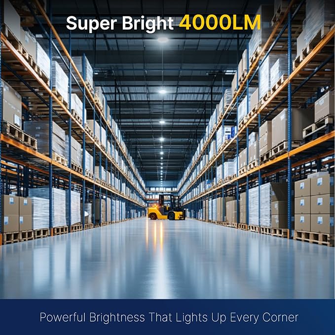 FLSNT ED28 LED Bulb 26W 4000LM, 100W HID Equivalent, 5000K Daylight, E26 Medium Base, Non-Dimmable, Ballast Bypass Type B, 120-277V Direct Wire, Milky Cover, ETL Listed