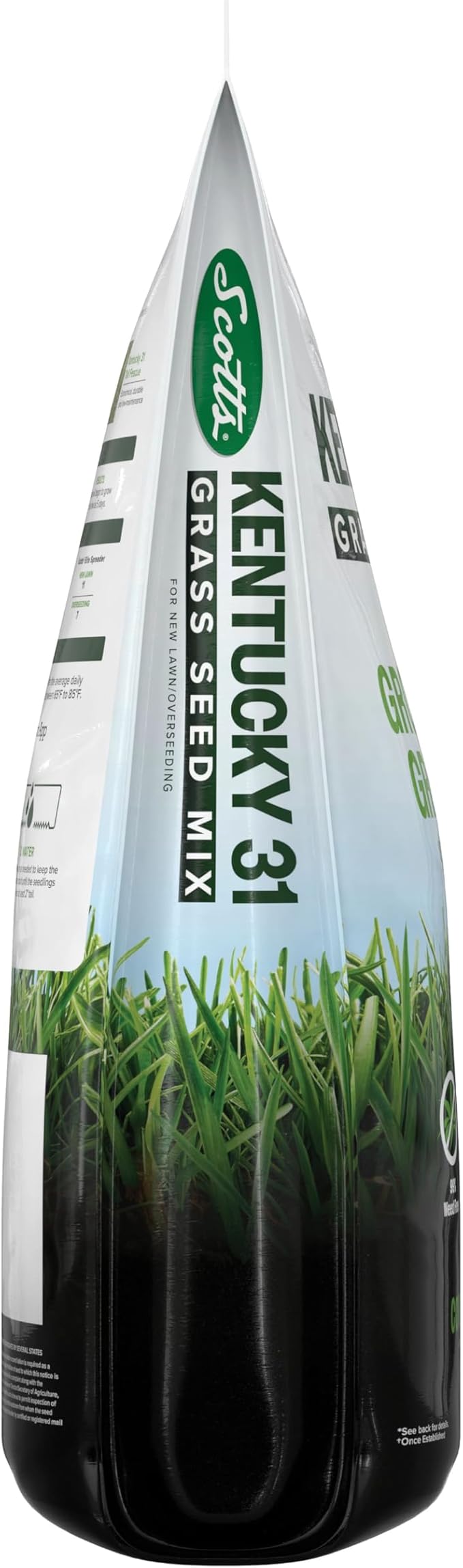 Scotts® Kentucky 31 Grass Seed Mix, for New Lawns or Overseeding, Results in as Few as 5 Days, 20 lbs.
