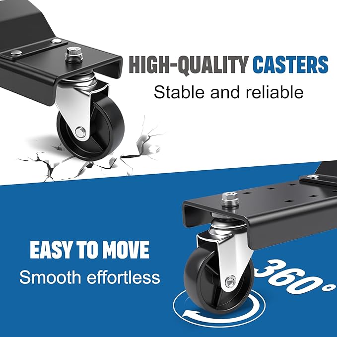 Snow Blower Storage Dollies, Fit for John Deere 44" 47" 54" Snowblower, Snowblower Storage Dollies for John Deere LP70692, Easily Move The Snow Blower Head, 2PCS